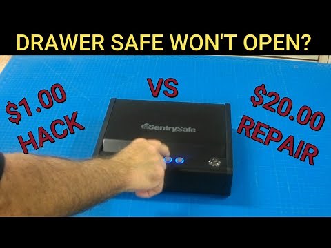 Pneumatic Piston Repair HACK for Sentry Drawer Gun Safe