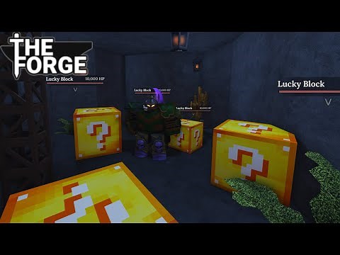 HOW TO GET LUCKY BLOCKS AND FISH | THE FORGE