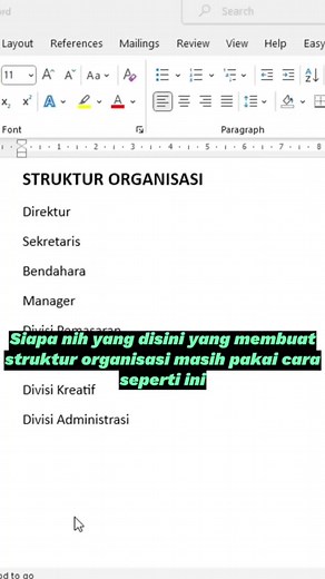 Cara Mudah Membuat Bagan di Microsoft Word