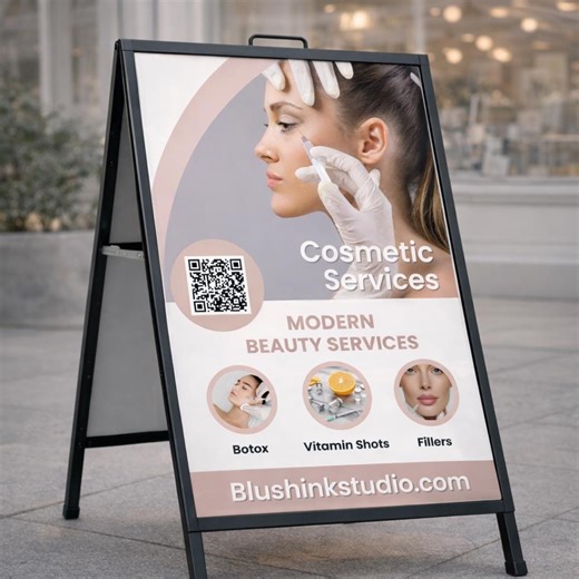 24×36 A-frame Sign Poster Insert | Printed Sidewalk Sign | Outdoor Business Sign - Etsy