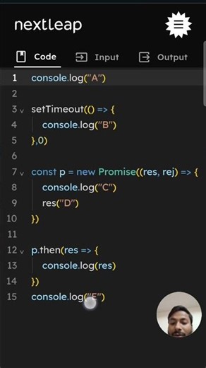 Execution of javascript code 😉🥹 ~ Front-end interview question #react #frontend #angular #shorts #js