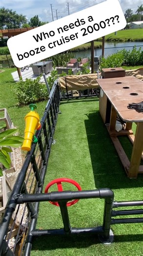 This is the most ghetto boat but the funnest boat 😂 . . . . . . . . #dadhumor #dadjokes #ghettopontoons #boatslife #dadbuiltit #parentinghumor #memesdaily #dailyhumor | bestdad_ceo