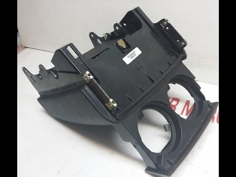 BMW X5 Rear Center Console Cup Holder Removal