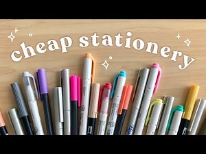 🩰 9 CHEAP stationery supplies for BULLET JOURNALING | stationery haul