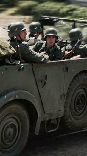 German soldiers passing through Strasburg, Germany, 1940🎥