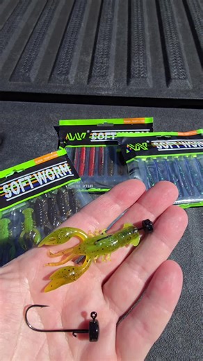 If you’re not throwing a Ned Rig… you’re missing bites 🎣 This Ned Rig Fishing Kit makes it stupid simple to get bites when nothing else works. Perfect for pressured fish, finicky bass, and slow-bite days. What’s inside: ✔️ Two hook sizes – dial in the perfect presentation ✔️ Three different Ned-style lures – match conditions and fish mood ✔️ Natural, finesse action that gets crushed when big baits get ignored Whether you’re fishing lakes, rivers, ponds, or kayak fishing, this setup catches fish