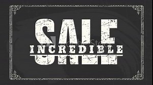 incredible sale sign for thrift store asuring to keep peoples economy by selling good quality and cheap items