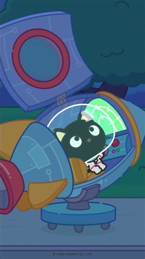 One small step for Chococat, one giant leap for Sanrio Town! 🚀 #Chococat #Sarnio #Pompompurin