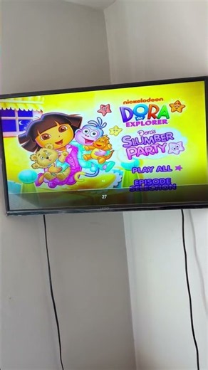 Menu Walkthrough Of Dora The Explorer Dora’s Slumber Party 2010 DVD