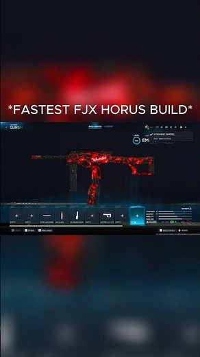 THE FASTEST FJX HORUS BUILD ON WARZONE 😍 #warzone #callofduty #bo7 #rebirthisland #cod #shorts
