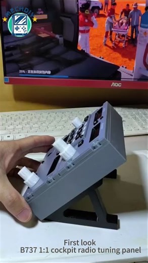 New B737 1:1 COCKPIT Radio Tuning Panel (RTP) #mechdiy#msfs #msfs2020 #msfs2024