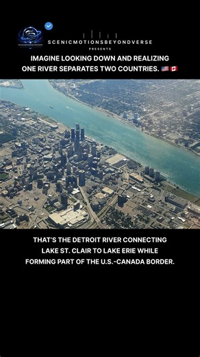 One River. Two Countries. Detroit and Canada 🇺🇸🇨🇦