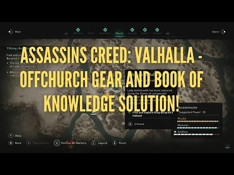 Assassins Creed: Valhalla - Offchurch Gear and Book of Knowledge Solution! Ledecestrescire Wealth.