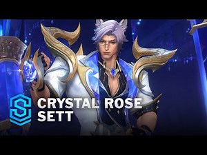 Crystal Rose Sett Wild Rift Skin Spotlight