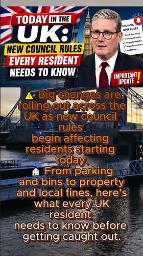 ⚠️ UK Residents Alert 2026: New Council Rules Start Today – What You Need to Know 🇬🇧