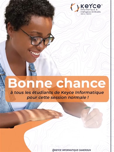 C’est l’heure de briller ! ✨ Bonne chance pour vos examens de session normale. Vous allez assurer ! Rappelez-vous que chaque ligne de code et chaque concept appris à Keyce Informatique vous ont préparé pour ce moment. Faites preuve de la rigueur et de l’innovation qui caractérisent les étudiants de Keyce : le succès est à votre portée. Portez fièrement les couleurs de votre école et transformez vos efforts en réussite éclatante. #TeamKeyce #KeyceInformatique #SuccessMindset 🚀💻