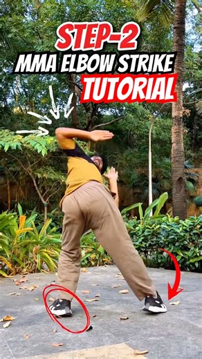 Mma elbow strike tutorial 🥋💥#mma #elbowstrike #trending #viral #ufc #fighter #shorts #one