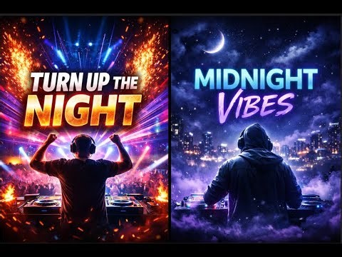Colorful Night Vibes | DJ Party Visual | No Text Club Video
