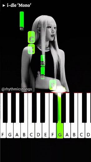 i-dle (아이들) 'Mono' | Easy Piano Tutorial #shorts #kpop