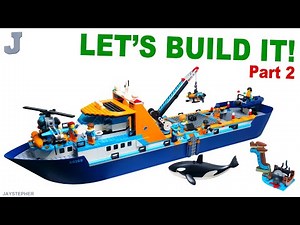 LEGO City 2023 Arctic Explorer Ship 60368 Build Part 2