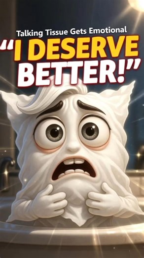 Talking Tissue Gets Dramatic – “I’m Not Just for Tears!” 😂