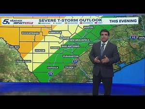 Tracking thunderstorms expected late Tuesday night into Wednesday | KENS 5 Weather Impact Forecast