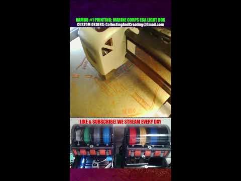 CUSTOM FIREFIGHTER LIGHT BOX - LIVE 3D PRINT LIVESTREAM