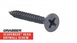 Grabber #6 x 1 1/4-in Phillips Scavenger Head Fine Thread Streaker Point Drywall to Metal Screws (8,000 qty box) 368S