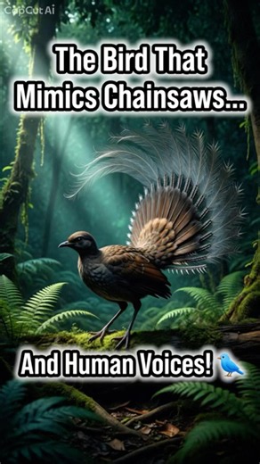 The Lyrebird – The Bird That Can Mimic Chainsaws, Cameras, and Human Voices 🐦