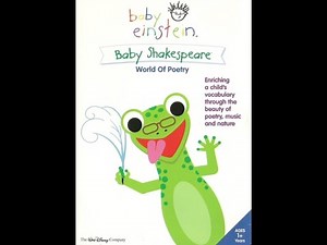 Baby Einstein: Baby Shakespeare 2004 DVD Menu Walkthrough