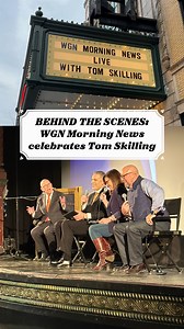 BEHIND THE SCENES: WGN Morning News celebrates Tom Skilling at the Music Box Theatre. See all the antics here: https://tinyurl.com/mva63pkv | WGN TV