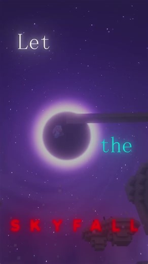 SKYFALL-Adele but minecraft edit #minecraft #shorts