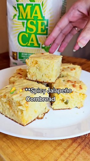 🌽✨ **Spicy Jalapeño Cornbread Recipe with Bedessee Maseca** ✨🌶️ Transform your cornbread with a kick of jalapeño! This easy-to-follow recipe guarantees a delicious blend of sweet and spicy, perfect for any meal. Dive into the delightful world of cornbread with a twist! 🌟 ### Ingredients You'll Need: - 🌽 1 cup Bedessee Maseca corn flour - 🍚 1 cup all-purpose flour - 🍯 1/3 cup sugar (adjust to your sweetness preference) - 🥄 1 tablespoon baking powder - 🧂 1/2 teaspoon salt - 🥛 1 cup milk -