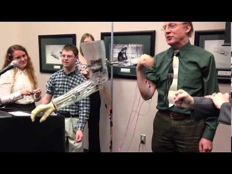 Myoelectric Prosthetic Arm Demonstration