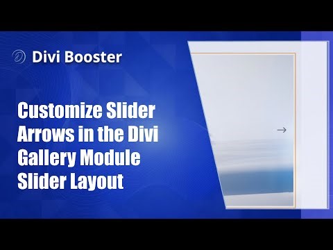 Change Slider Arrow Icons in the Divi Gallery Module Slider Layout