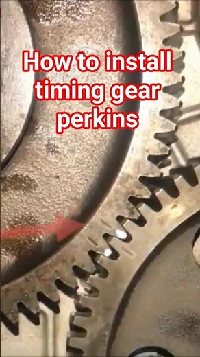 “Perkins 3 Cylinder Timing Gear Setup 🔧 | Quick Remix Tip #PerkinsEngine #TimingGear #DieselEngine”