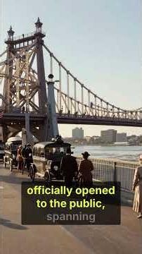 🌉The History of the Queensboro Bridge |The Bridge That Connected Manhattan and Queens #NYC #History