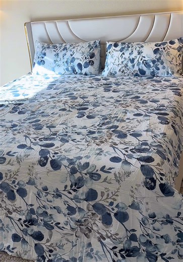 #comfortersets #floralbeddingsheets #comforter #pillowshams #reversible @RegencyHeights Home