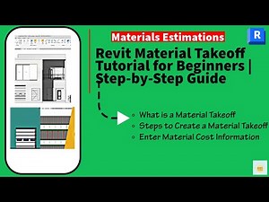 Revit Material Takeoff Tutorial for Beginners | Step-by-Step Guide