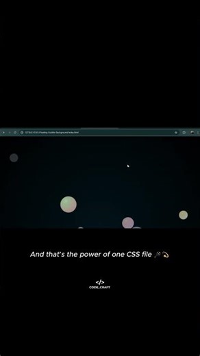 ✨ Rainbow Bubble Background – Mesmerizing CSS Animation 🫧