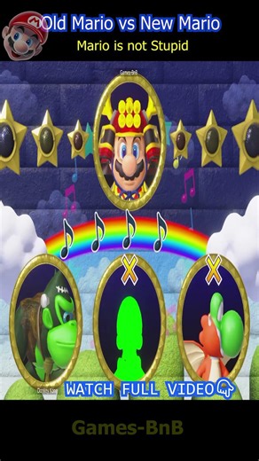 Old Mario vs New Mario