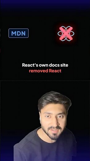 Stop Misusing React! ❌ MDN's Bold Move with Web Components Explained #ReactJS #WebComponents