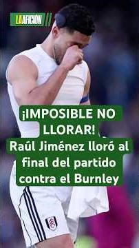 Raúl Jiménez's goal against Burnley ends in tears