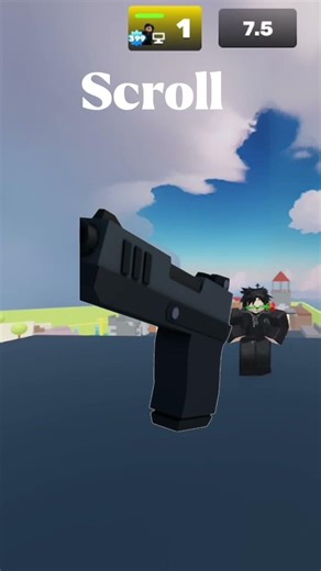 Your gun if you… Roblox rivals