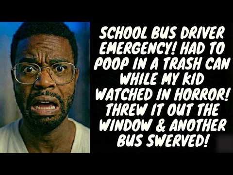 I Pooped in a Trash Can While Driving a School Bus... And Threw It Out the Window (Storytime)