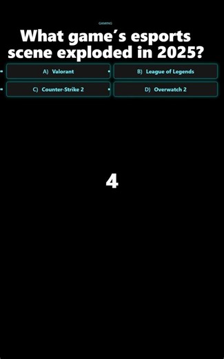 Only geniuses can solve this! What Game's Esports Scene Exploded in 2025? Riddle