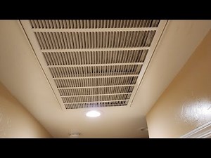 Fast, easy way to change AC filters in home ceiling