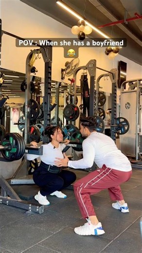 She has a boyfriend 😂 #gym #gymgirl #funny #memes #comedy #couple #fitness #trending #ytshorts #yt