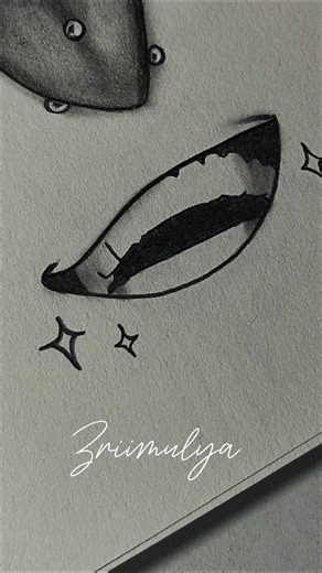 How to draw anime mouth tutorial #drawing #art #howtodraw #tutorial #anime #shorts