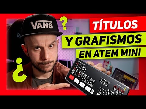 How to set Titles and Motion Graphics on the Blackmagic ATEM Mini Pro